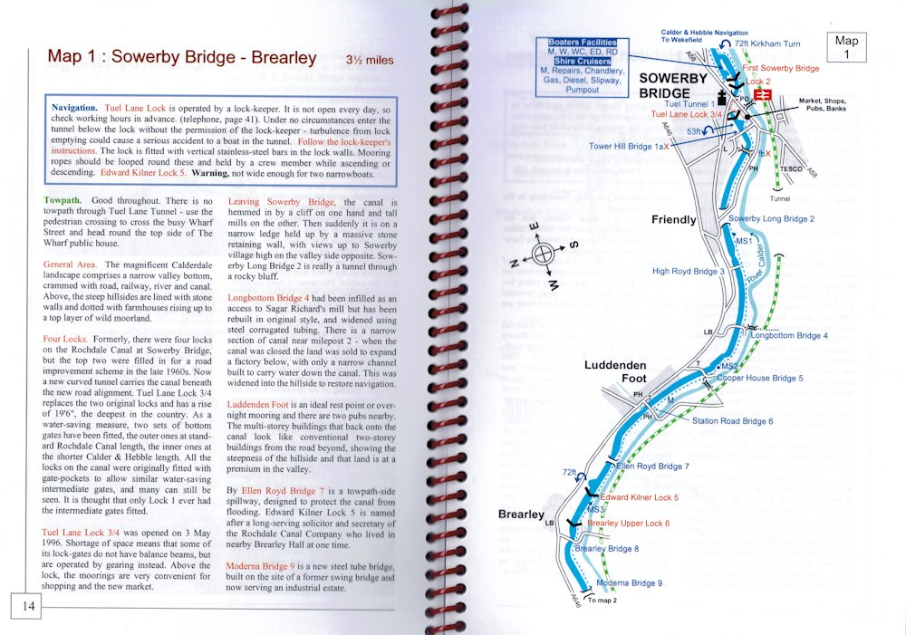 Towpath Mileage Chart