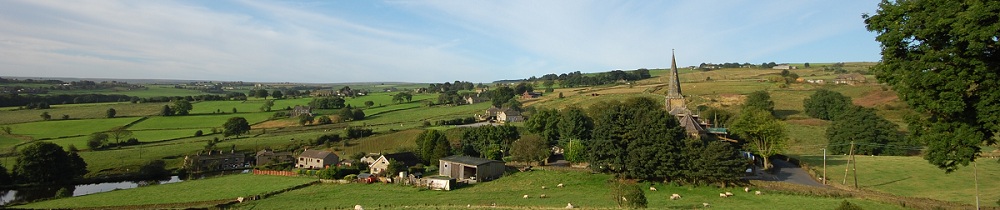 The hills above Sowerby Bridge