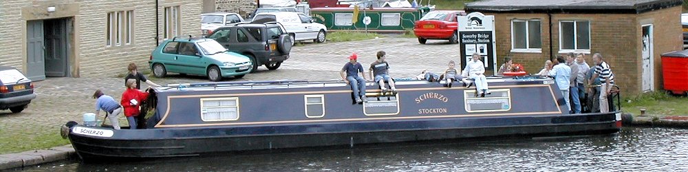Shared owner boat at Shire Cruisers, Sowerby Bridge