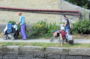 Out with the family, Hebden Bridge