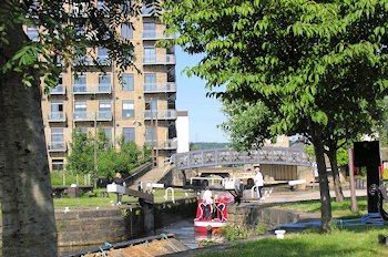 Hebden Bridge, on a midweek boat hire break