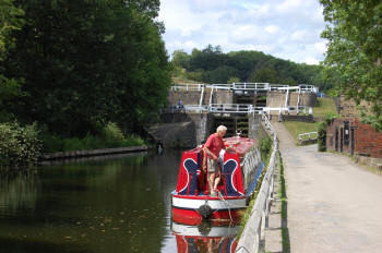 Dobson Lock, Leeds & Liverpool Canal on the Northern Pennine Ring