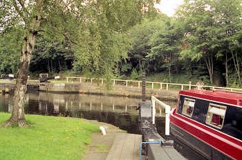 Double Locks, near Dewsbury, on the Calder & Hebble Navigation in Yorkshire