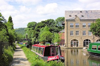 Walsden on the Rochdale Canal