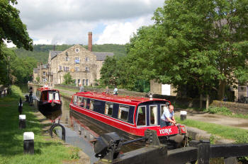 Hebden Bridge, on a midweek boat hire break