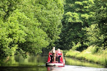 Approaching Hebden Bridge on a midweek boating break