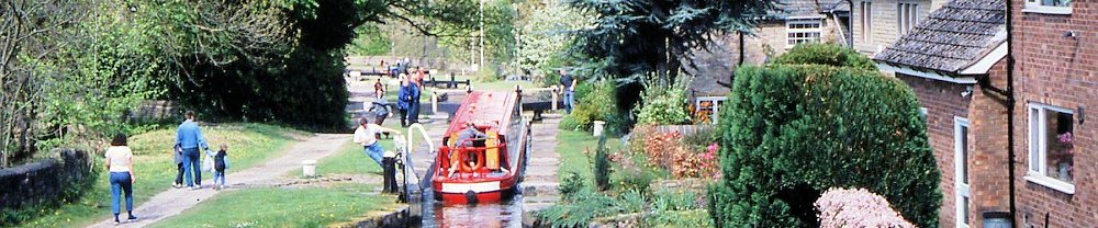 Boating holiday on the Cheshire Ring at Marple
