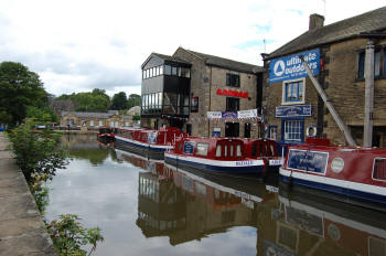 Moorings at Skipton on the Leeds & Liverpool Canal