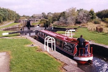 Wigan Locks, Leeds & Liverpool Canal, on the Northern Pennine Ring